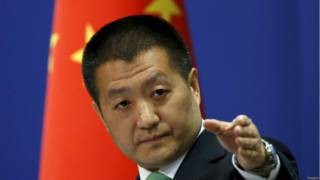 中國外交部發言人陸慷指出，中國當局不會對川普的說法做任何猜測。（路透）