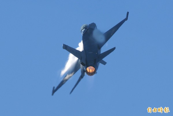 F-16戰機示意圖。（資料照，記者游太郎攝）