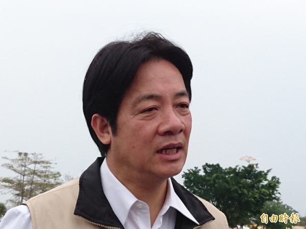 對於一例一休爭議，台南市長賴清德表示，輔導優先取代直接開罰。（記者洪瑞琴攝）