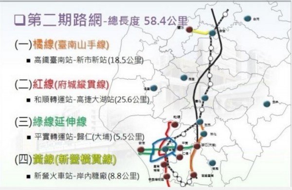 台南 拚蓋捷運爭取2期路網研究經費 地方 自由時報電子報