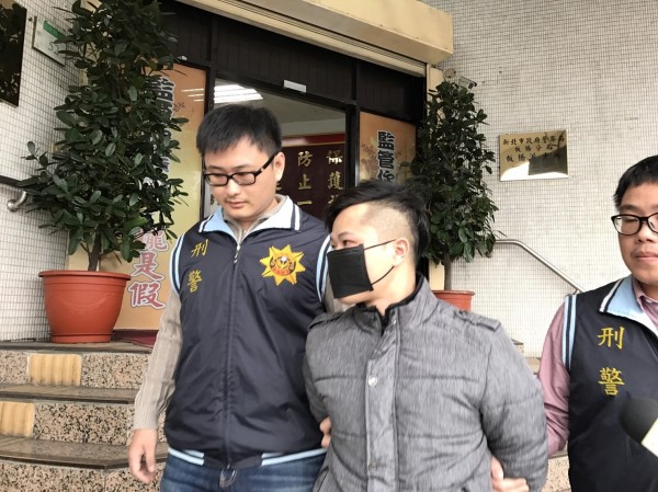 警方將林男移送法辦（記者余衡翻攝）註：圖片警方提供，來源請勿刊出。