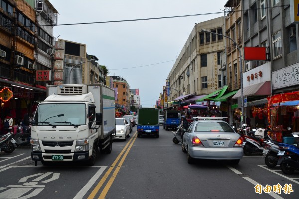 宜蘭市南、北館市場周邊道路，例如光復路等路段，25日至27日封路交管，請民眾配合。（記者游明金攝）