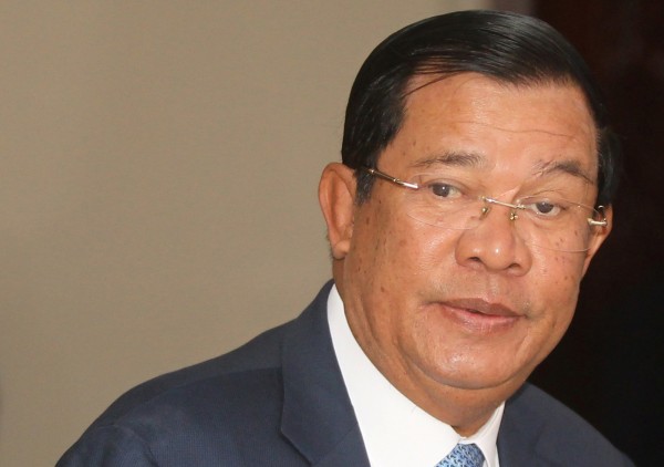 柬埔寨總理洪森（Hun Sen）說支持「一中」，全面禁止中華民國國旗在柬埔寨國內升起，但同時強調，柬埔寨仍對台灣投資敞開大門。（路透資料照）