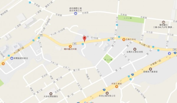 新北市八里一名24歲的馬姓女子今晚近6時許從13樓住處跳樓輕生。示意圖。（翻攝自GOOGLE地圖）