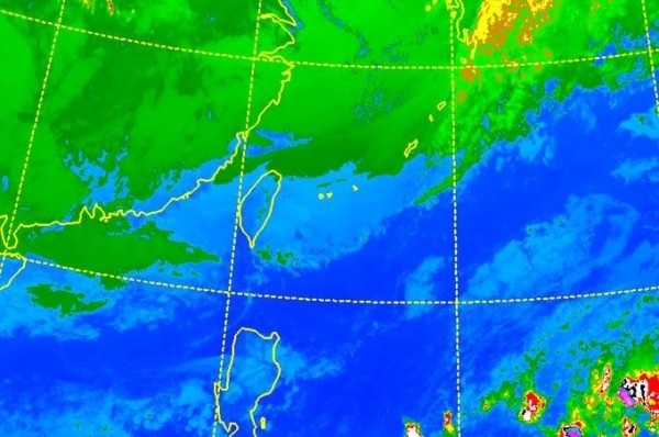 吳德榮撰文指出，明天至下週一各地天氣乾冷，台南以北入夜後氣溫常在9至11度，清晨沿海空曠地區更可能降至7、8度。（圖截自氣象局）