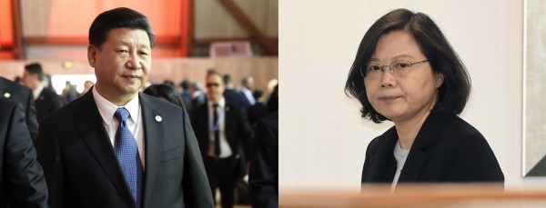 有媒體報導，在兩岸人士的奔走之下，傳出「蔡習會」有譜，金門及新加坡成為地點考量選項。不過，目前尚未有確切消息證實。（組合圖，左：美聯社、右：記者廖振輝攝）