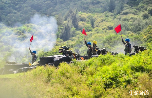 三軍聯訓基地是國內重要軍事演訓基地，進行的聯勇操演是漢光演習的項目之一。（記者蔡宗憲攝）