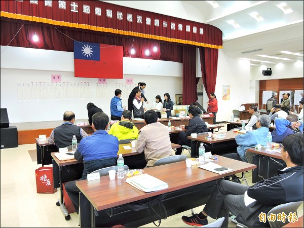 台東地區農會選舉開票過程平順。
（記者張存薇攝）