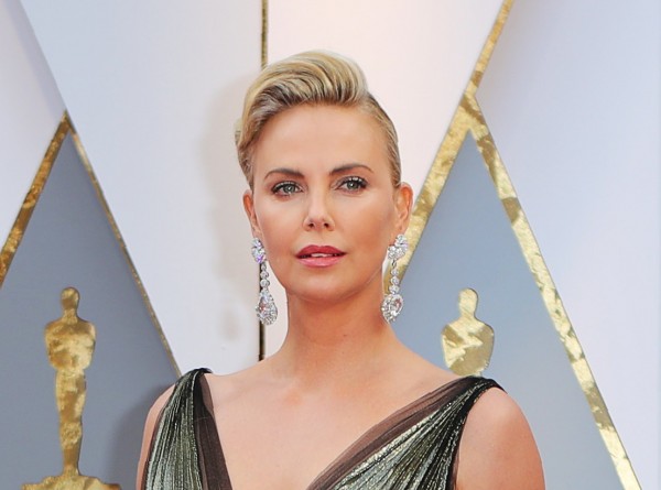 奧斯卡頒獎嘉賓查理絲泰朗（Charlize Theron）。（路透）