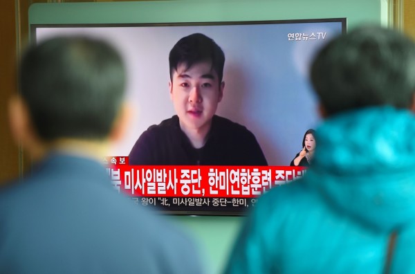 北韓領導人金正恩的哥哥金正男遭刺殺身亡後，金正男22歲的兒子金韓松行蹤成謎。（法新社）