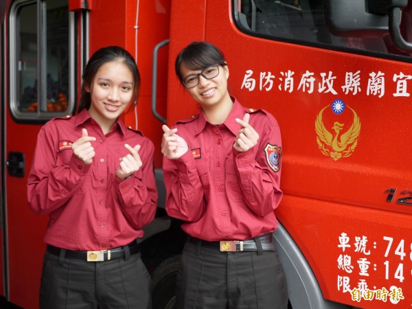 宜蘭縣政府消防局公佈最新數據，女性消防員人數創縣內歷年新高。（記者簡惠茹攝）