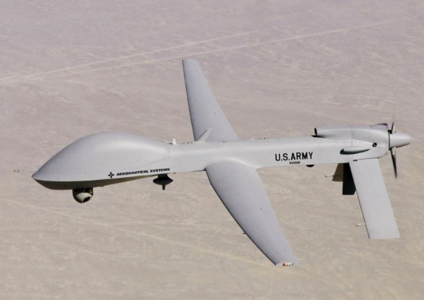 駐韓美軍發言人布希表示，將於南韓部署「灰鷹無人機系統」。（圖擷自推特）