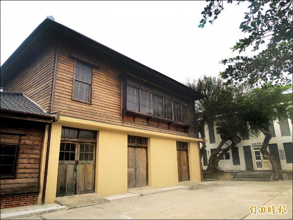 列入澎湖歷史建築的日治澎湖憲兵隊廳舍，開放成為今夏最新觀光景點。（記者劉禹慶攝）