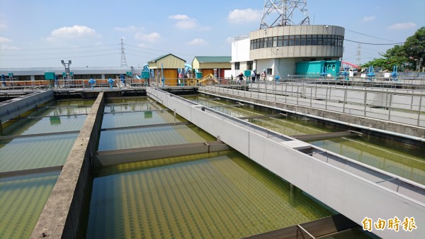 曾文淨水場今啟用。（記者楊金城攝）