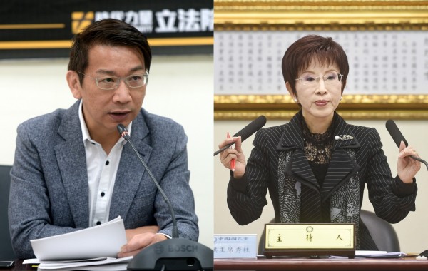 徐永明針對年金改革議題痛批洪秀柱「譁眾取寵」。（資料照組合圖，左為記者林正堃攝、右為記者方賓照攝）