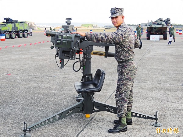 陸軍刺針飛彈。（資料照，記者羅添斌攝）