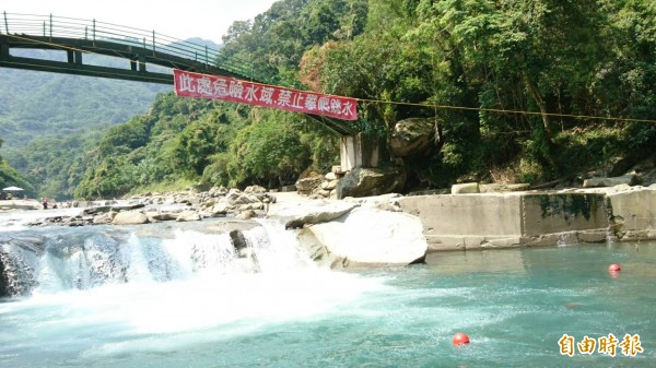 新北市納入大雨特報警戒區，三峽大豹溪（見圖）等水域嚴加監控。（記者吳仁捷攝）