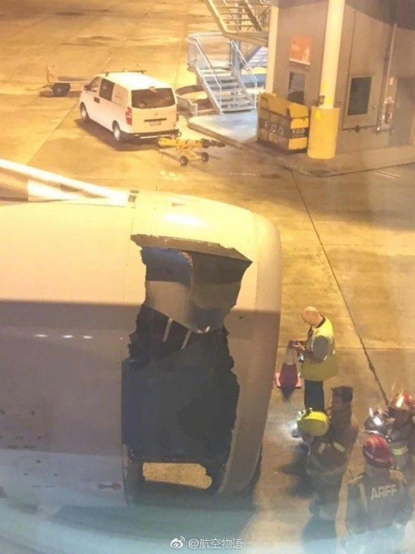 引擎外殼破大洞 東方航空班機緊急返航雪梨 - 國際 - 自由時報電子報