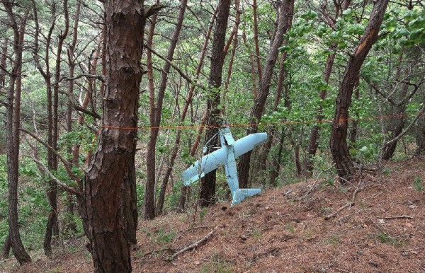 南韓軍方指出，北韓在2014年也曾利用無人機多次越境偷拍。（美聯社）