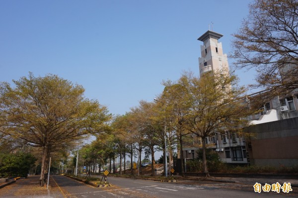 中正大學學生連署廢除資測畢業門檻。圖為中正大學一景。（記者曾迺強攝）