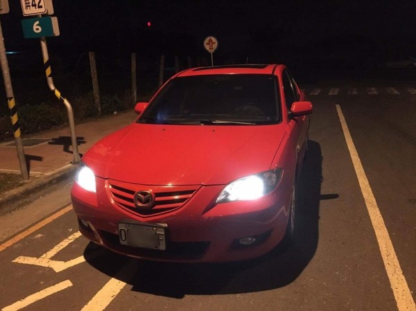 紅色贓車東港趴趴走，曾姓女子PO網號召網友尋車，並求助本報協請高雄警方找尋。（擷自網路）