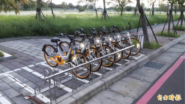 oBike進軍高雄。（記者葛祐豪攝）