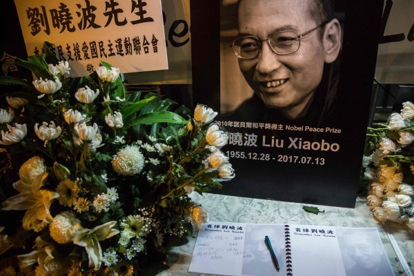 中國民主運動人士、諾貝爾和平獎得主劉曉波於13日病逝，終年61歲。（法新社）
