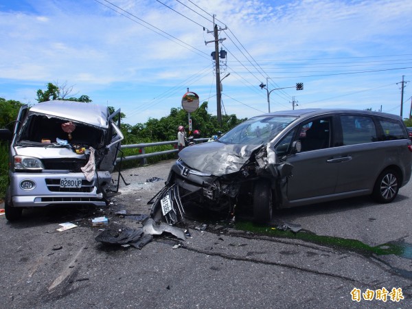 東海岸台11線富山段2車對撞7人輕重傷 社會 自由時報電子報