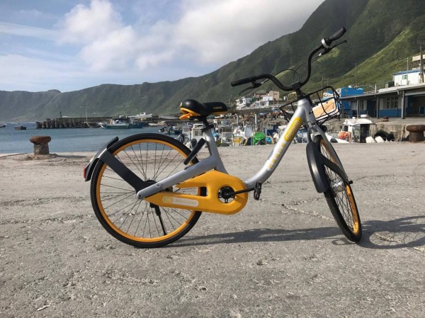 有一輛oBike被「偷渡」進了蘭嶼！（瑪拉歐斯提供）