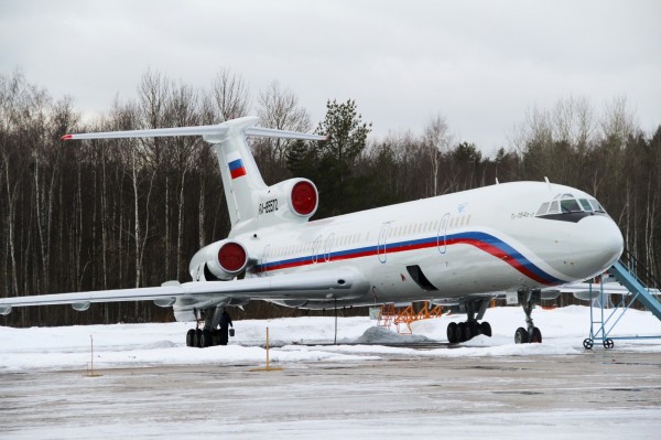 俄國偵察機圖波列夫-154（Tu-154），資料照片。（美聯社）