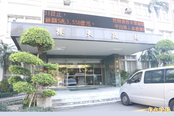 全台大跳電，造成不少店家食材耗損，財政部表示，跳電導致貨品損壞，也可比照天災辦理。圖為財政部外觀。（資料照，記者吳佳蓉攝）