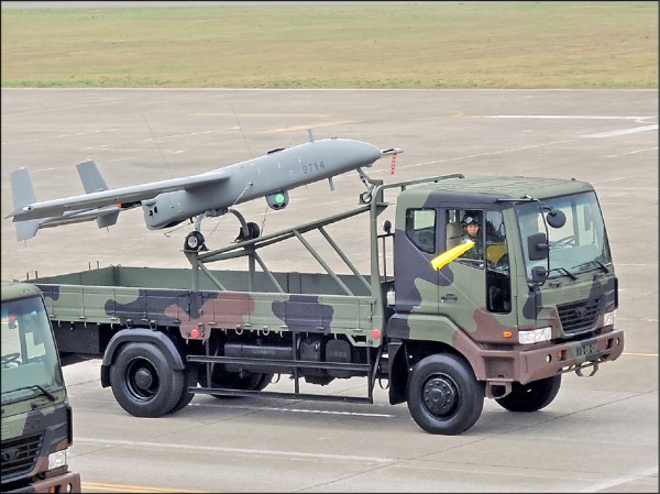 原隸屬陸軍的銳鳶無人機將移編海軍。（資料照）