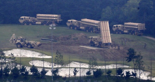 韓中兩國政經關係因南韓部署薩德（THAAD）飛彈防禦系統而陷入緊張。（資料照，美聯社）