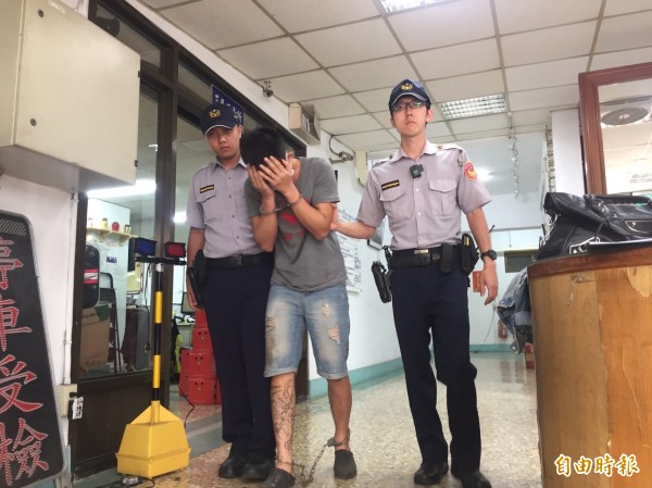 駕車的哥哥被警方移送法辦。（記者曾健銘攝）