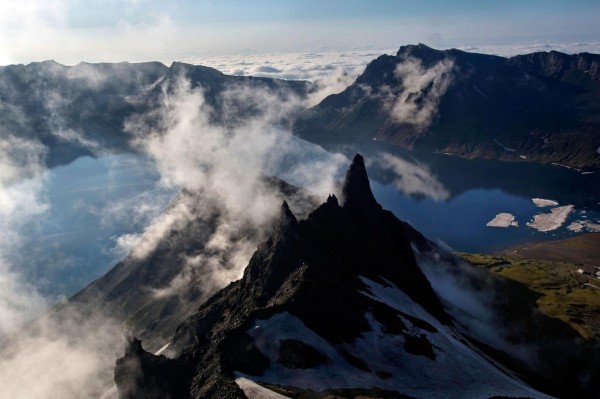 南韓媒體指出，北韓核試恐讓白頭山火山爆發。（資料圖 美聯社）