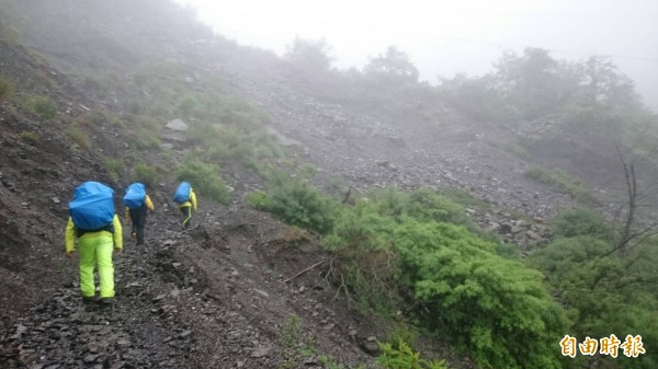 南投縣仁愛鄉能高越嶺道傳登山民眾失聯意外，警消獲報已展開搜救。示意圖與文無關（資料照）