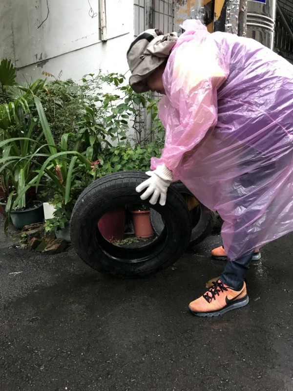 市府發動執行孳生源清除及化學噴藥等防治工作。（桃園市政府衛生局提供）