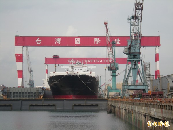 慶富造獵雷艦風波不斷，台船（圖）接不接手要看國防部後續方案。（資料照，記者黃旭磊攝）