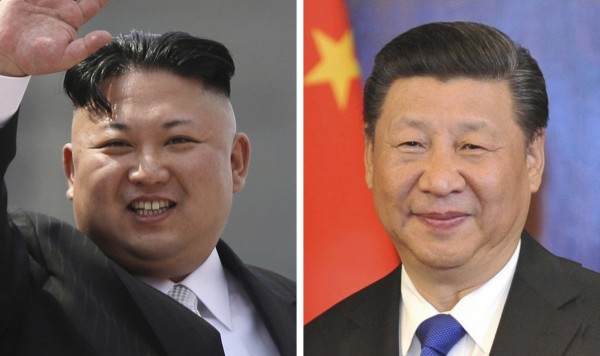 中共十九大過後，金正恩發送賀電祝賀習近平。（美聯社）