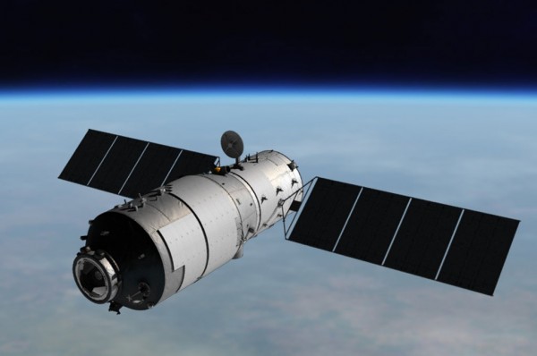歐洲太空總署（ESA）發布消息表示，中國的「天宮一號」太空站可能將在2018年墜落地球，範圍將在南緯43度至北緯43度之間。（圖擷取自CMS）