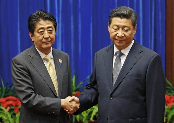 日本首相安倍晉三與中國國家主席習近平將於今天下午，在越南舉行雙邊會談。（法新社資料照）