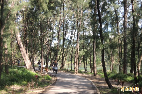 台東森林公園今年元旦起收取入園費，收入已破千萬元。（記者張存薇攝）