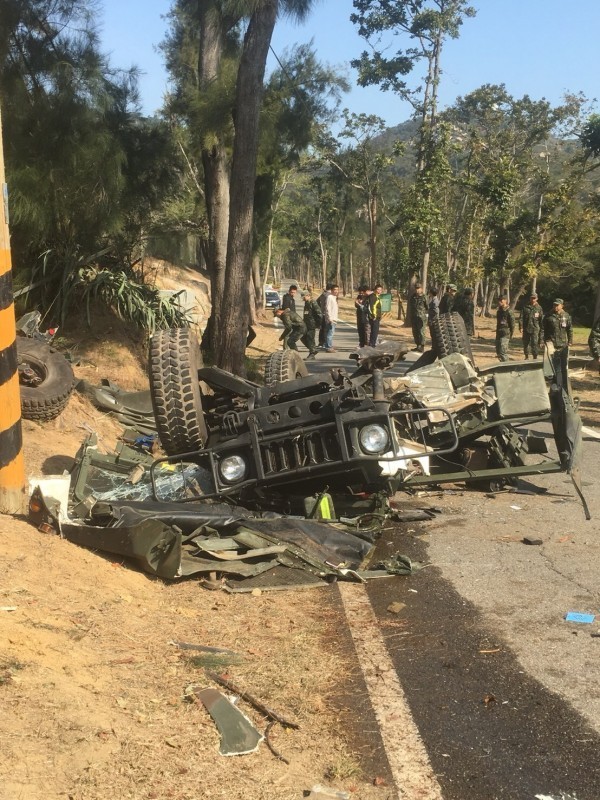 軍方指出，事故車的同型車還有8輛，將進行全面檢修。（圖由讀者提供）