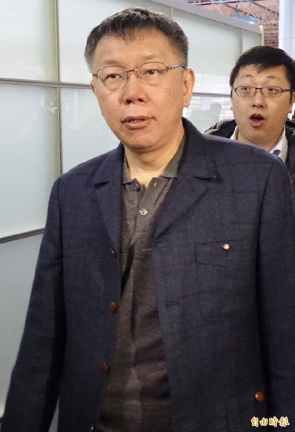 針對無國界批評不尊重新聞專業，台北市長柯文哲表示，記者若不查證也不平衡報導，「我認為這個連專業都沒有」 （資料照）