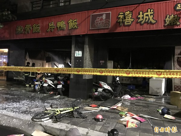 高市小港區禧城便當店氣爆，造成16人輕重傷。（資料照）