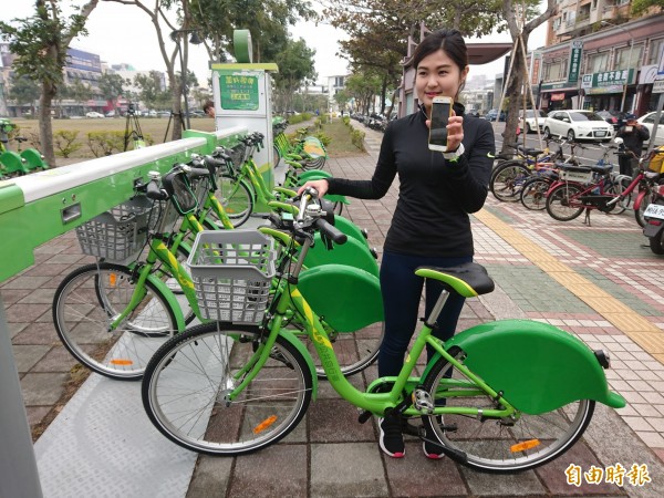 Smart T－ bike今天正式啓用。（記者洪瑞琴攝）