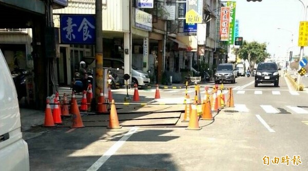 台南國民路爆管修復了工務局促15日完成刨舖 生活 自由時報電子報