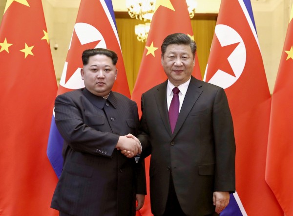 北韓領導人金正恩閃電訪問中國的消息，受到中國和北韓官方證實，金正恩還在期間與中國國家主席習近平會晤（美聯社）