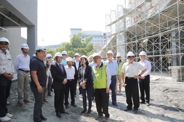 台南市國民運動中心工程進度已逾6成，預定今年7月完工。（記者洪瑞琴翻攝）