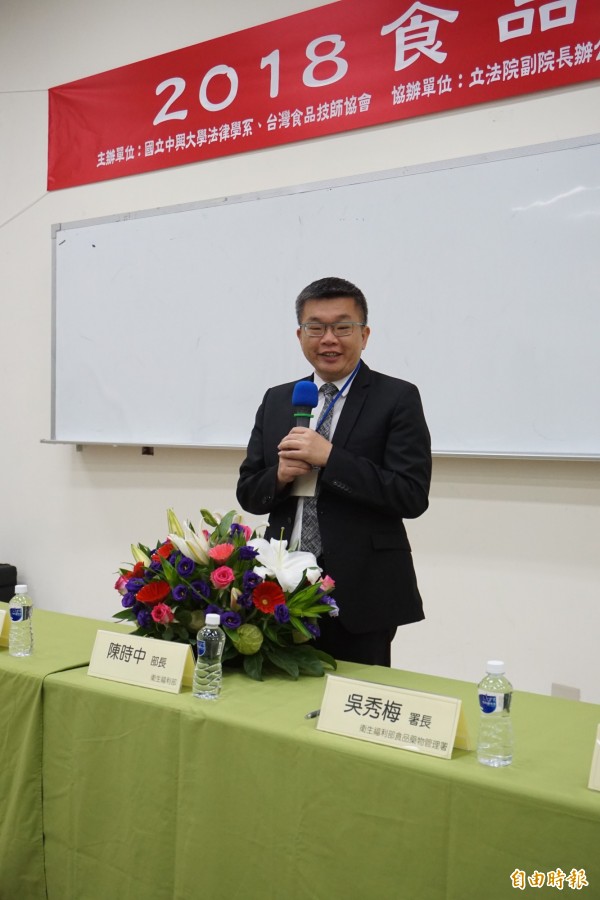 蔡其昌表示,食藥署被民代認為是行政院最難溝通的單位,這也是為全民食安把關嚴格的表現。(記者蔡淑媛攝) 蔡其昌表示,食藥署被民代認為是行政院最難溝通的單位,這也是為全民食安把關嚴格的表現。(記者蔡淑媛攝)